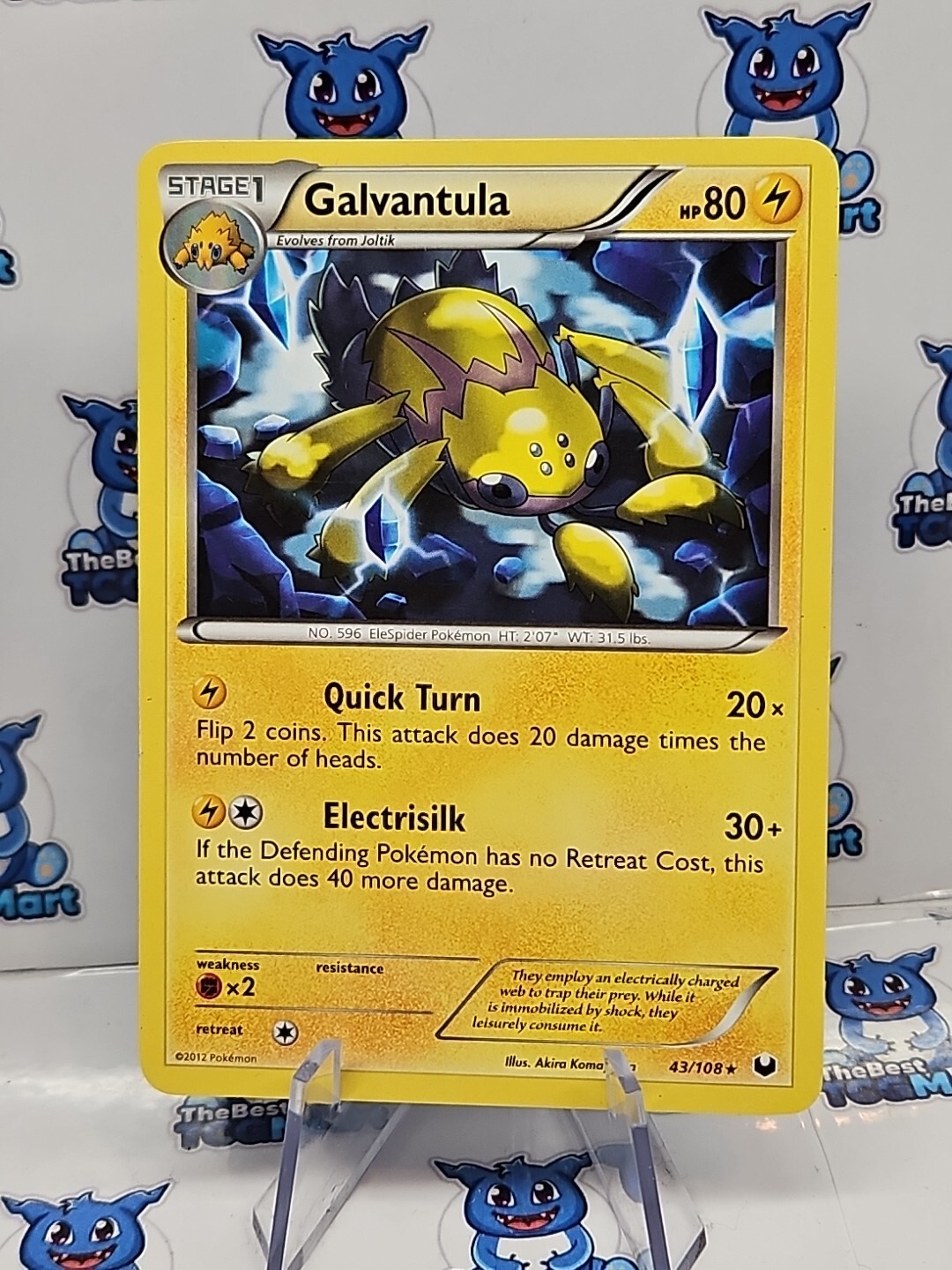 Pokémon Galvantula Dark Explorers 43/108 LP