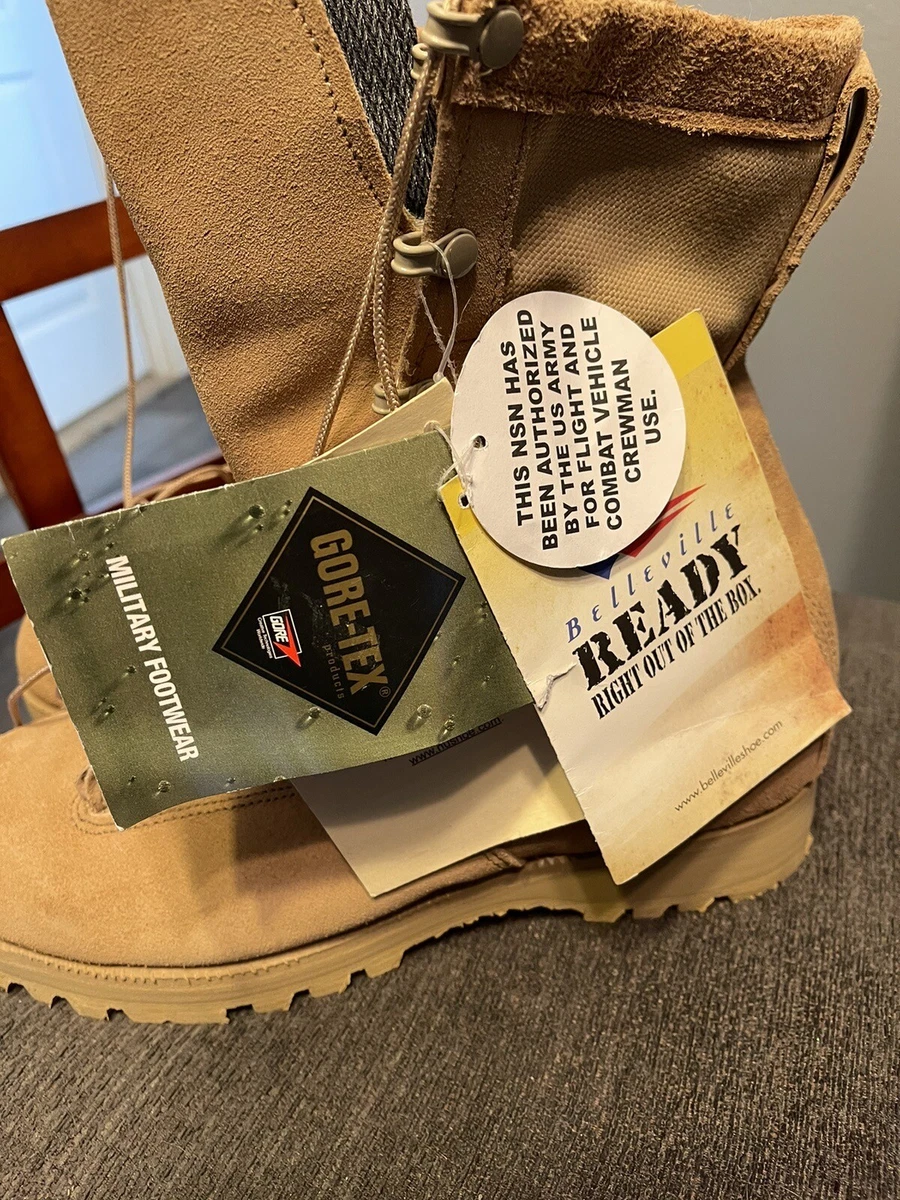 Gore tex combat shop boots desert tan