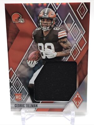 2023 Panini Phoenix Cedric Tillman Rookie Patch /199 RC Cleveland Browns RJM-CT