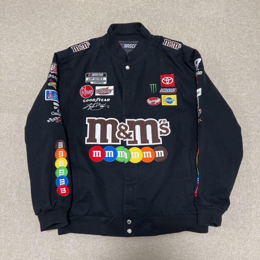 JH Design NASCAR Racing Jacket m & m ’s Jeff Hamilton Size L