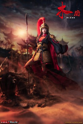 1/6 アクションフィギュア ムーラン ブラック（PL2023-204A） TBLeague PL2023-204A Chinese Female General MULAN-Black 1/6 Action