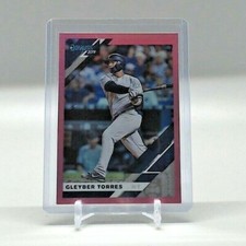 2019 Donruss Gleyber Torres Holo Pink Parallel #157 Yankees