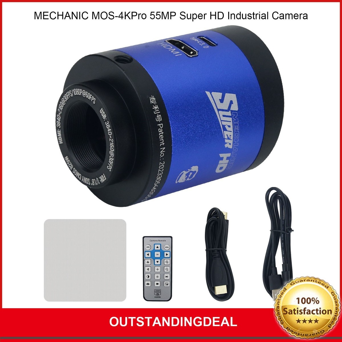 MECHANIC MOS-4KPro 55MP Super HD Microscope Camera w/ HDMI