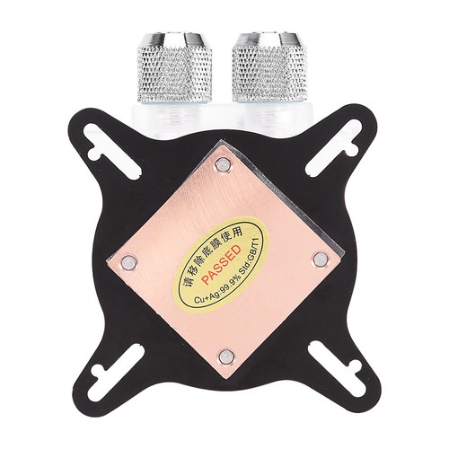 Computer GPU Cooling Water Block Cooler Kit Red Copper Base for AMD PC TG - Afbeelding 8 van 11