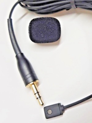 Krawattenklammer Mikrofon Ansteckmikrofon 3,5 mm Stereo für PC Desktop Skype Sprachaufnahme