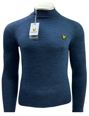 Lyle & Scott Golf nahtloser Golf-Basisschicht mit Stehkragen - UVP 55 £