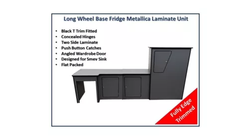Vauxhall Vivaro Campervan Camper Kitchen Unit pod Metallica Fridge LWB