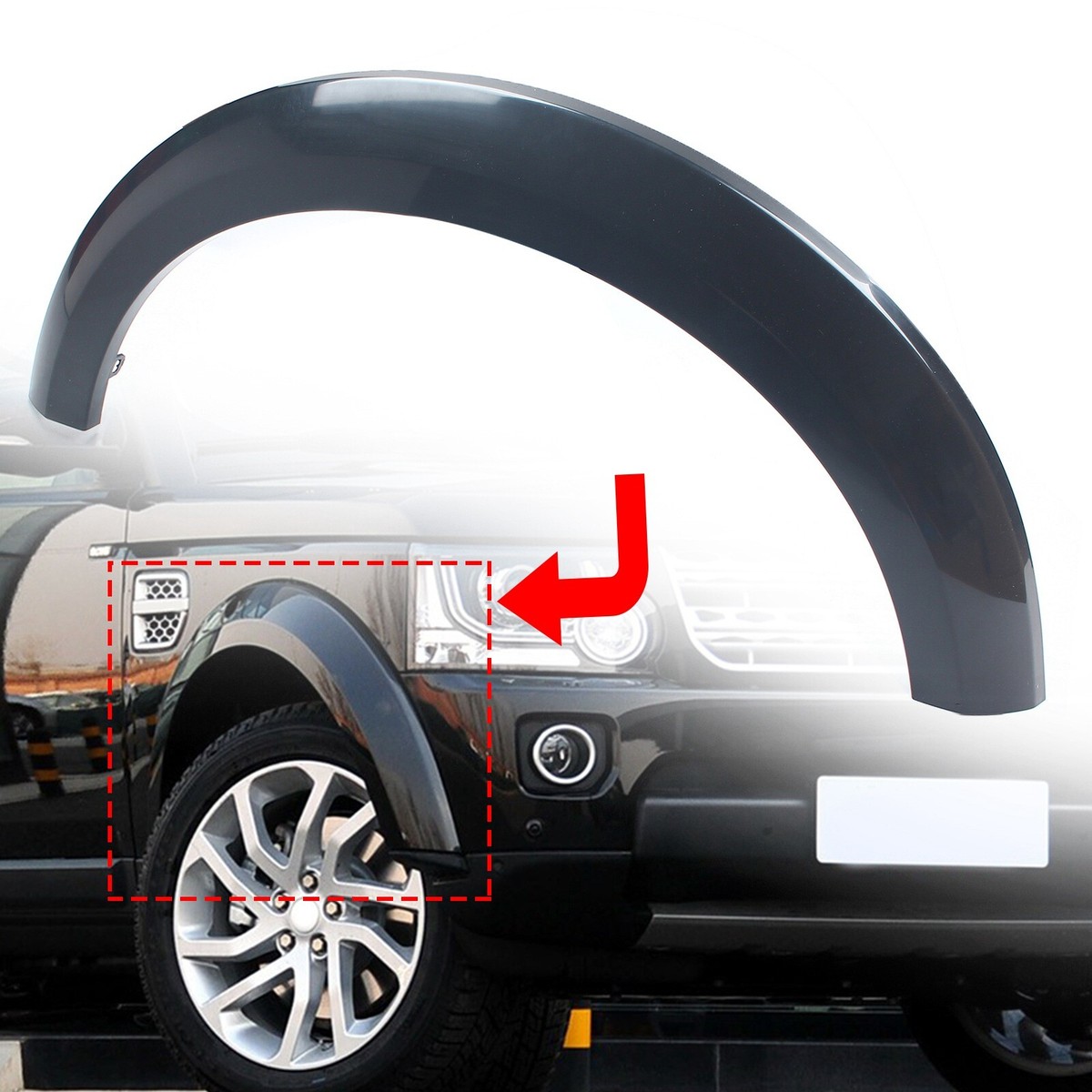 パーツ LANDROVER For Land Rover LR3 LR4 Front Fender Flare Wheel Arch Moulding RH