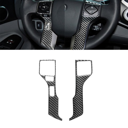 Carbon Fiber Steering Wheel Trim For Honda CR-V (2007-2011) – Black, Direct Fit