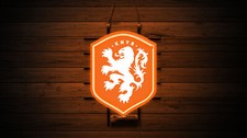 Netherlands Neon Sign Light Word Cup Football Team Logo Real Glass Tube 14