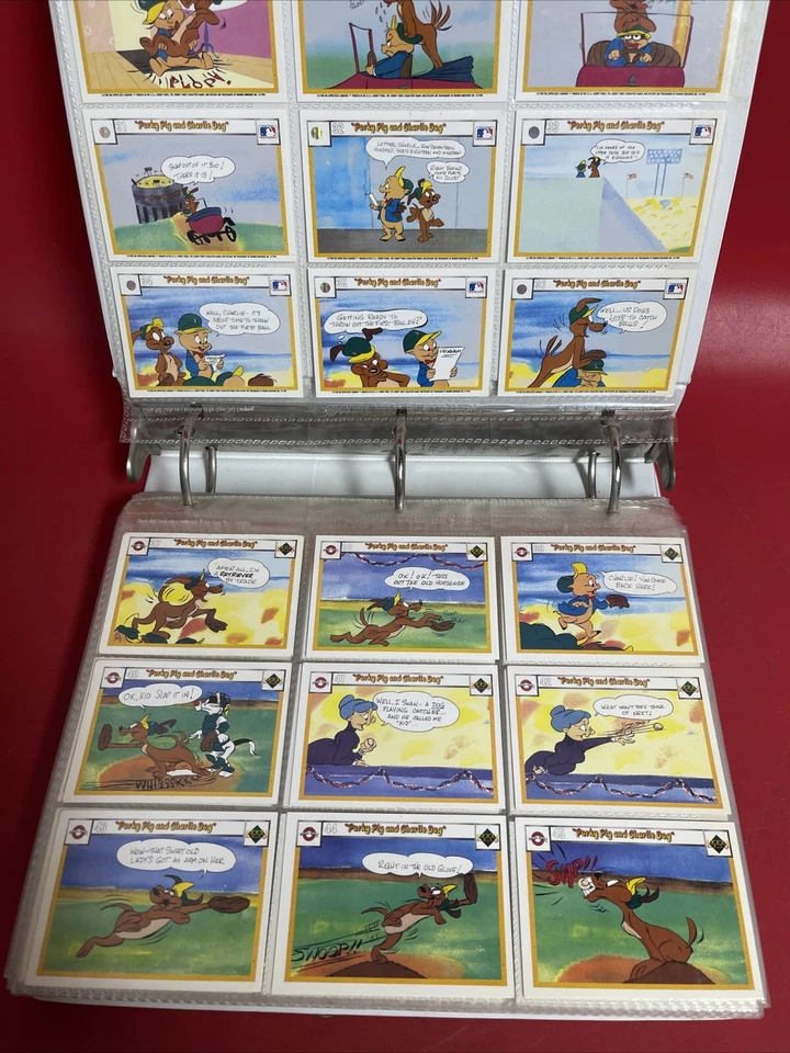 Tarjeta de pelota de cómic de 1990 de la baraja superior de personajes de Looney Tunes All Stars 331 cartas Foto 4 de 4