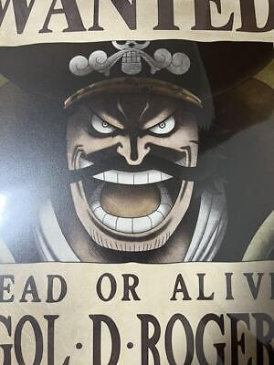 ONE PIECE WANTED POSTER GOL D ROGER　NEWS OFFICIAL MUGIWARA STORE