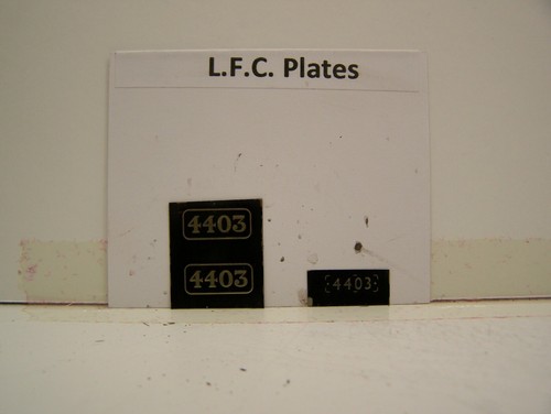 LFC GWR No 4403 Fahrerhaus Seitennummer | Zustand: New