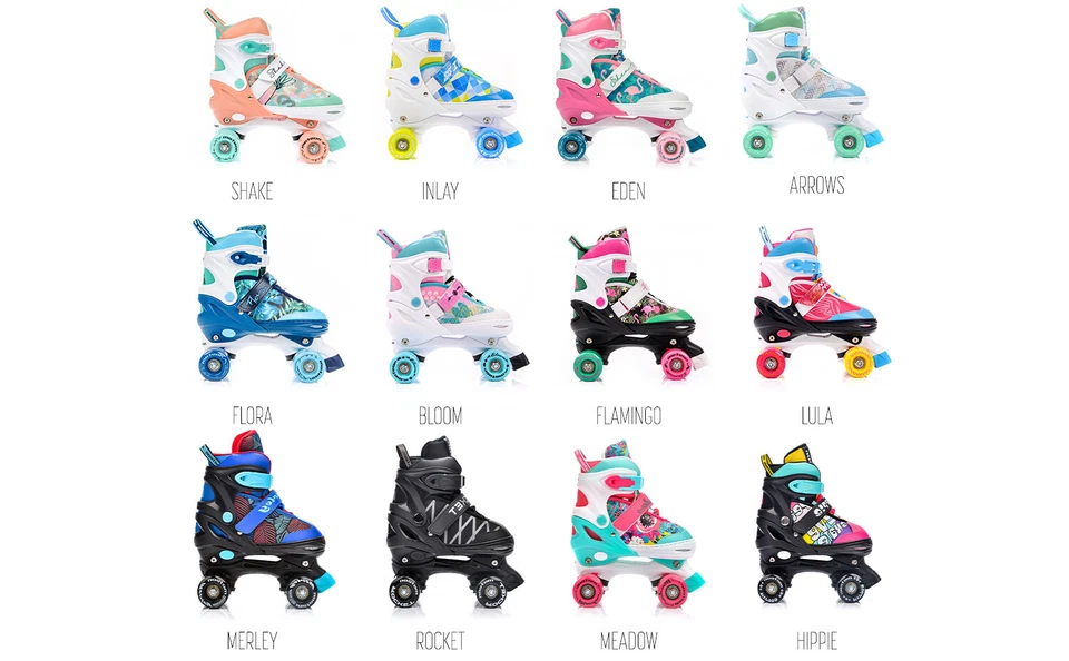 Rollschuhe Rollerskates Kinderrollschuhe Retro SkateJugend Erwachsene 27-42 LED - Bild 3 von 4