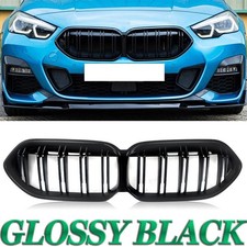 For BMW 2-Series F44 M235i Gran Coupe 2020-2023 Front Kidney Grille Glossy Black