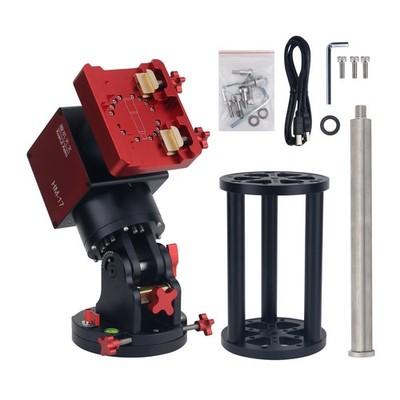 TeSeek HM-17PE Harmonic Equatorial Mount EQ Mount with 18KG Load for Telescope