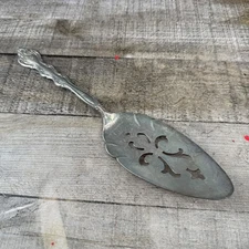 Vintage Silver Plated Pie Cake Server Utensil