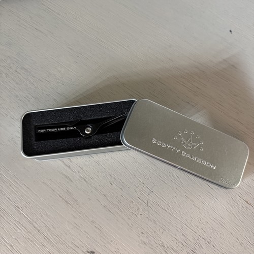 Scotty Cameron Roller Clip Pivot Tool - Schwarz - EUC in Dose - Galerie Exklusiv - RAR