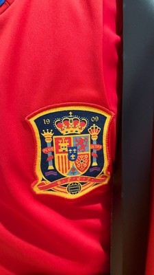 🔥 Spain 2010 World Cup Champions Player Issue TECHFIT Jersey L