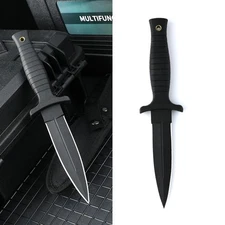 9" Hunting Boot Knife Fixed Blade Knife With Sheaht  Camping Tactical Knives