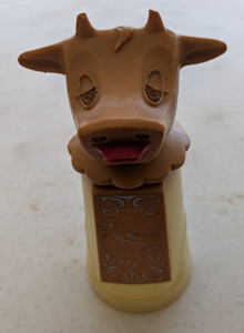 No Words Just Flowers Rare Whirley moo cow creamer vintage mid century