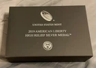 2019 U.S. Mint High Relief American Liberty 2.5oz Silver Medal w/ OGP and COA