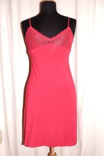 ANTIGEL Trägerkleid Nachthemd Nuisette AGENDA PLAISIR rouge cherry rot 38 NEU
