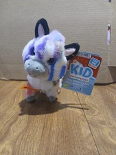KID CONNECTION 6" Mini Walking Zebra Tie Dye  Animal Sounds Plush Pet Robot 