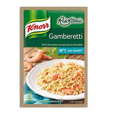Knorr Risotto Gamberetti Reis Garnelen 175g 100% Italienisch Fertiggerichte