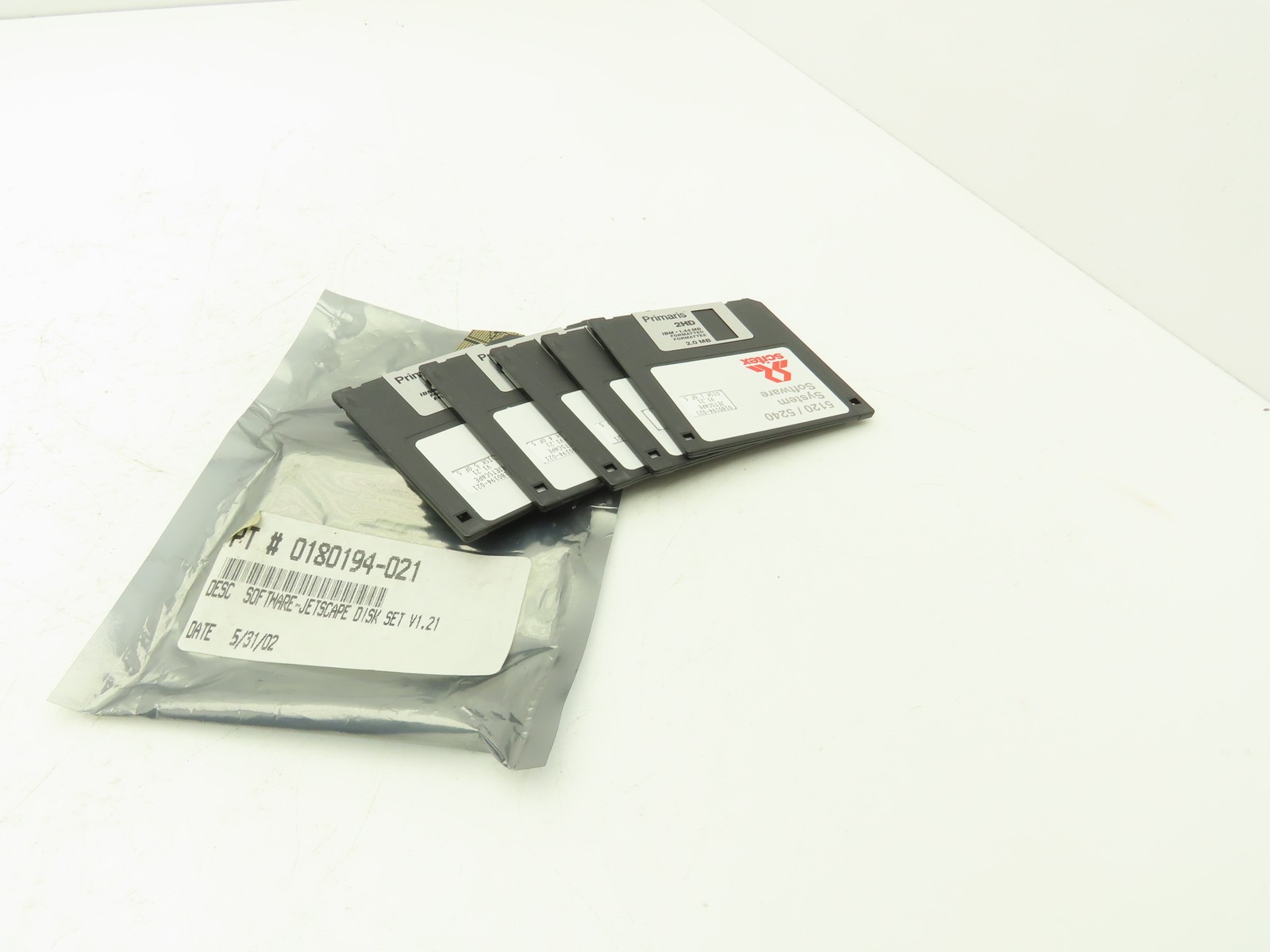 Jetscape 5120/5240 System Software Ver 1.21 Set of 5 Discs 1.44Mb 3.5" IBM