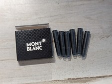 Montblanc Fountain Pen Ink Cartridges - Black - 6-Pack Refills - Made in Germany