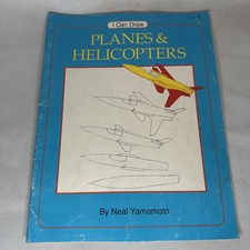 Vintage I Can Draw Planes and Helicopters 1988 Scholastic Books How To Draw