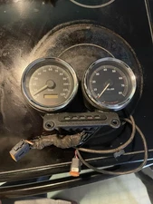 2003 03 Harley FXD Dyna Super Glide Speedometer Tachometer Dual Gauge Display