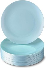 Opulence Collection Modern Mint Disposable Plastic Dessert Plates - 7.5" Pack