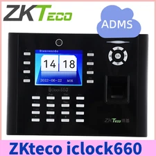 ZKteco iclock660 ADMS Fingerprint Recognition Time Attendance Access Control