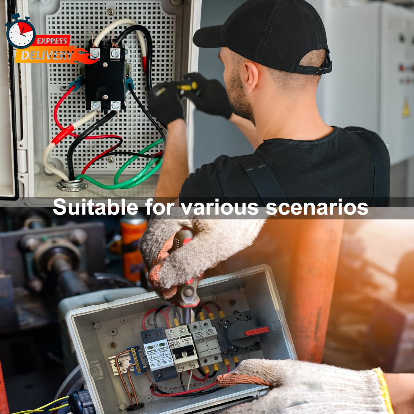 Waterproof Electrical Box, IP67 Junction Box Stainless Steel Latch Hinged Grey C