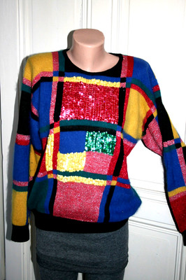 MALINA WONG Strick Pullover mit Angora guter Zustand in Gr. 38/40