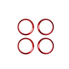 4 Stück Rot Autotür Audio Lautsprecher Abdeckung Blende Für Hyundai Inster 2024+