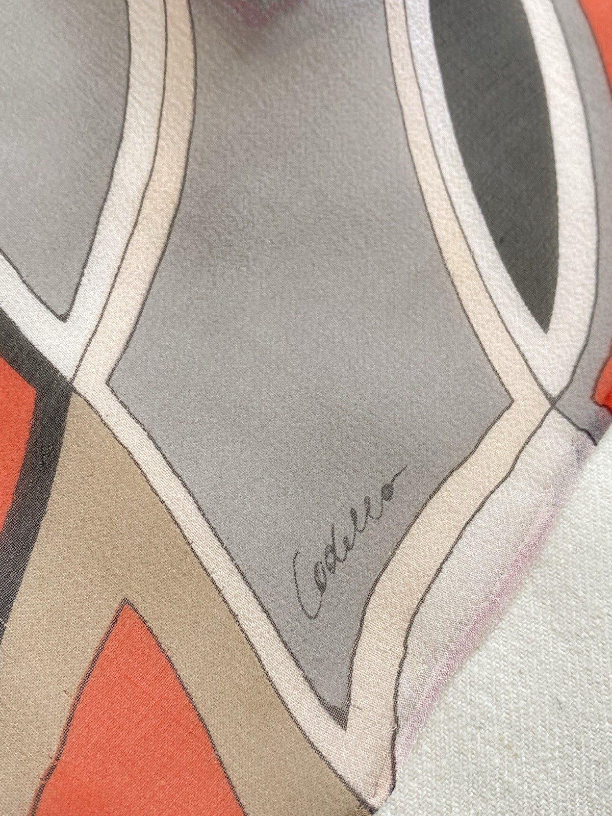 CODELLO All Veiled Silk Multicolor Geometric Prin… - image 2