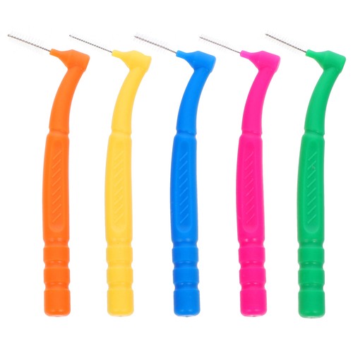 100 Stück Interdentalbürsten Zahnreinigungsbürste Zahnseide Kopf Interdentalbürste - Bild 3 von 12