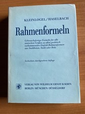 Kleinlogel / Haselbach Rahmenformeln
