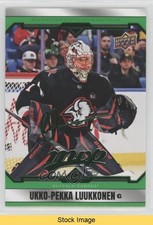 2024-25 Upper Deck MVP Green Script Ukko-Pekka Luukkonen #25 READ 10no