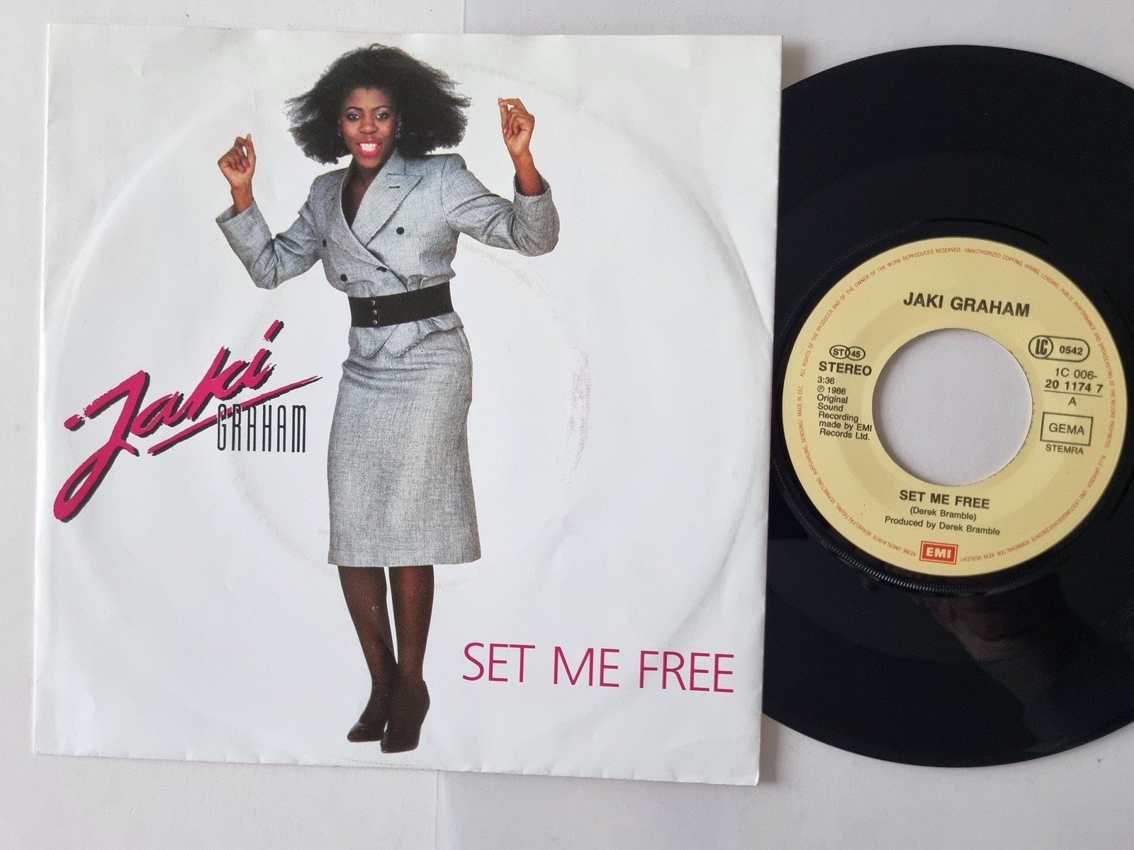Jaki Graham - Set me free 7'' Vinyl Germany