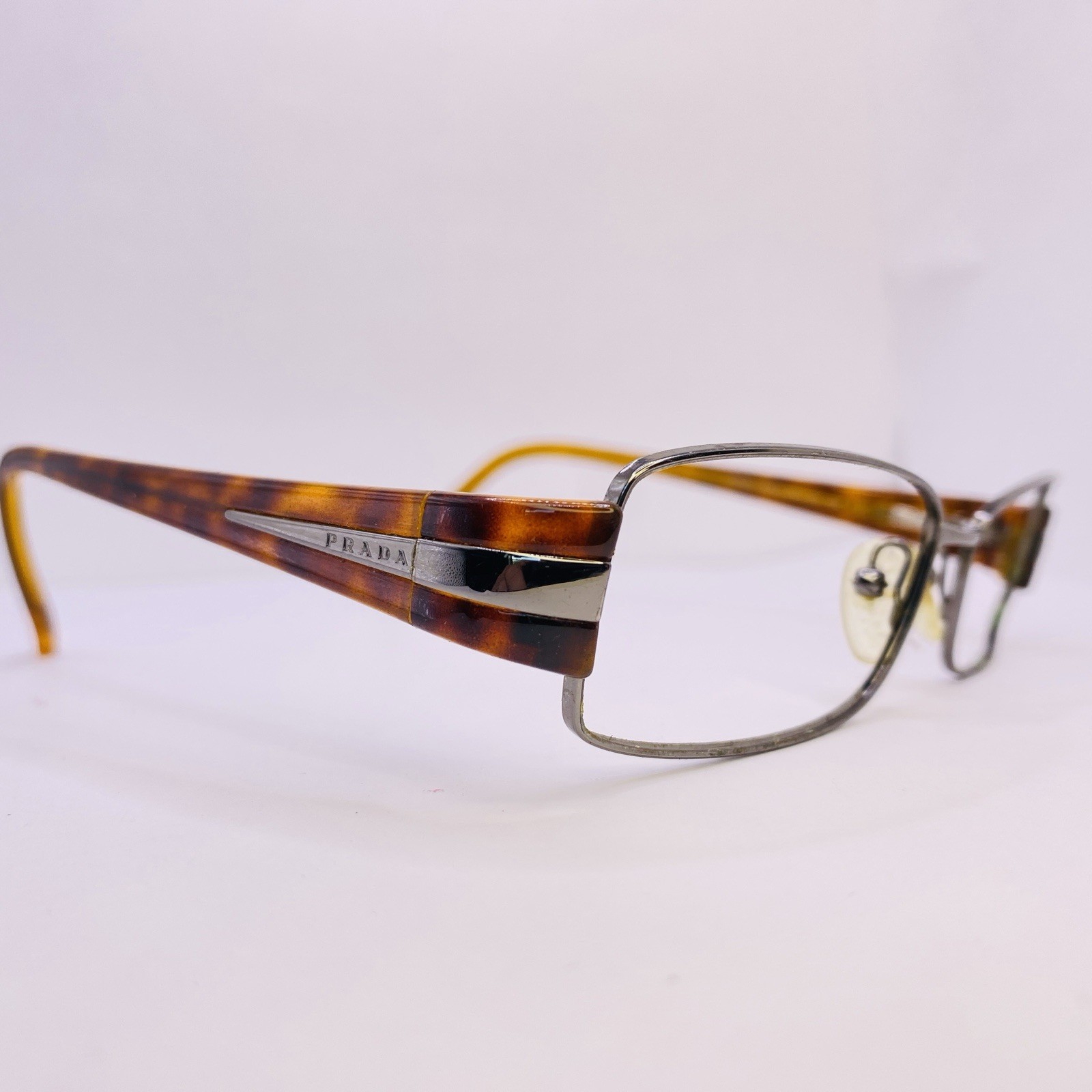 Prada VPR 66H Havana Brown Eyeglasses 52-16-135mm 2AU-1O1