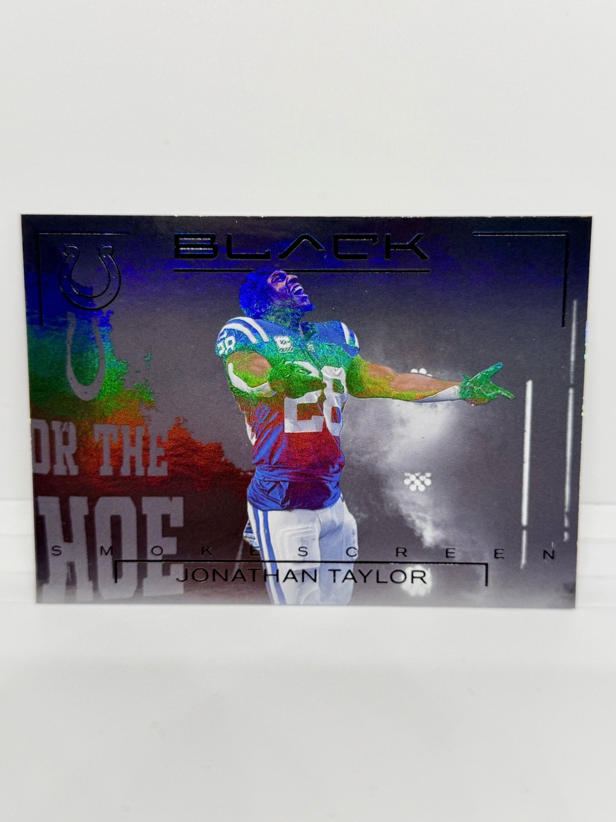 2025 Panini Black JONATHAN TAYLOR Smokescreen Case Hit Indianapolis Colts #20