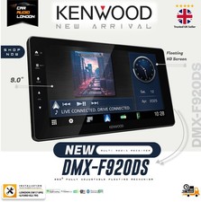 Kenwood DMX-F920DS 9" HD Schermo Galleggiante DAB+ Wireless CarPlay e Android Auto