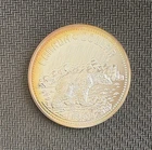 1980 Canadian $1 Dollar Polar Bear Unc 50% Silver Proof Like from Mint Set Toned