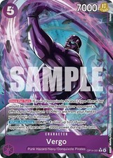 Vergo (Alternate Art) OP14-061 Rare The Azure Sea's Seven One Piece Foil NM