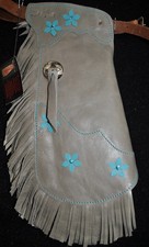 Custom Made Leather Kid's Chinks/Turquoise Kid's Chaps/Made in USA