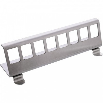 InLine  Keystone SNAP-In Metall-Modulhalter, 8-fach für Hutschiene
